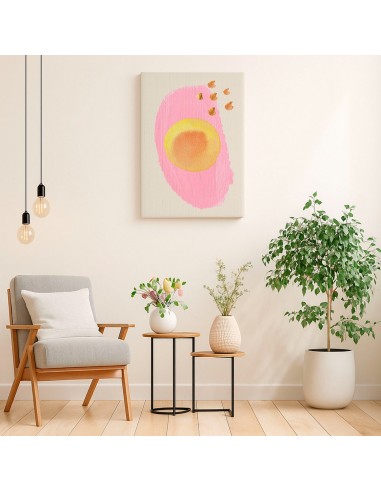 Cuadro Abstracto Bonito 35x50cm Lienzografía Diseño 0332