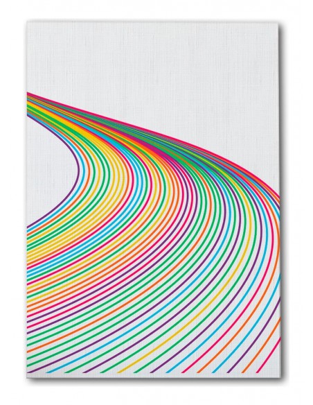 Cuadro Abstracto Bonito 35x50cm Lienzografía Diseño 0336