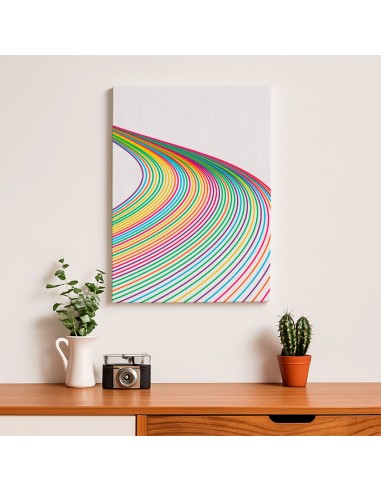 Cuadro Abstracto Bonito 35x50cm Lienzografía Diseño 0336