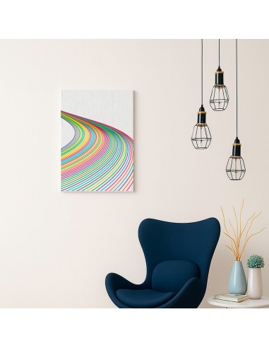 Cuadro Abstracto Bonito 35x50cm Lienzografía Diseño 0336