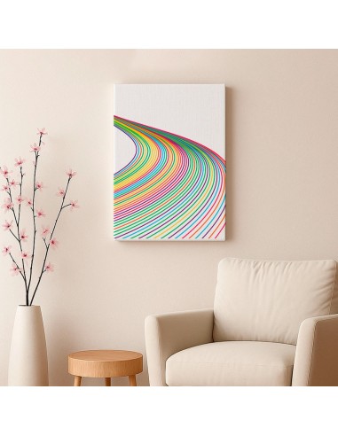 Cuadro Abstracto Bonito 35x50cm Lienzografía Diseño 0336