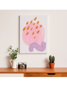 Cuadro Abstracto Bonito 35x50cm Lienzografía Diseño 0339 2