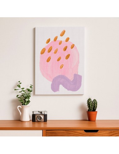 Cuadro Abstracto Bonito 35x50cm Lienzografía Diseño 0339