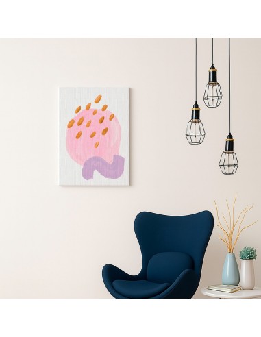 Cuadro Abstracto Bonito 35x50cm Lienzografía Diseño 0339