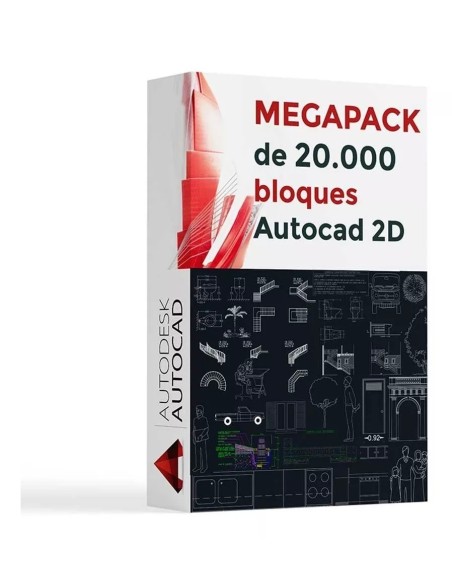 Megapack de 20,000 Bloques para AutoCAD Organizados