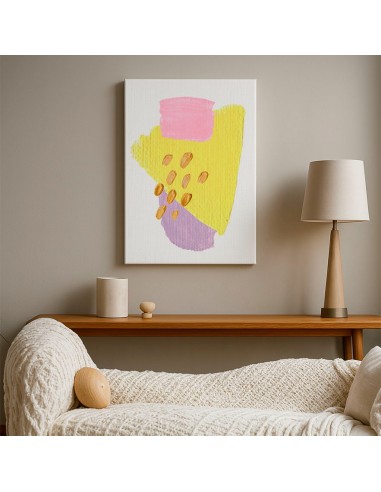 Cuadro Abstracto Bonito 35x50cm Lienzografía Diseño 0340