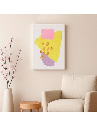 Cuadro Abstracto Bonito 35x50cm Lienzografía Diseño 0340