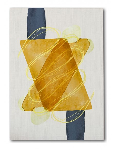 Cuadro Abstracto Bonito 35x50cm Lienzografía Diseño 0343