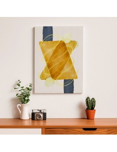 Cuadro Abstracto Bonito 35x50cm Lienzografía Diseño 0343 2