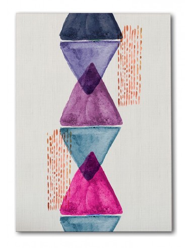 Cuadro Abstracto Bonito 35x50cm Lienzografía Diseño 0345