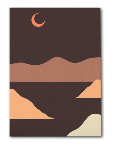 Cuadro Abstracto Paisaje 35x50cm Lienzografía Diseño 0346