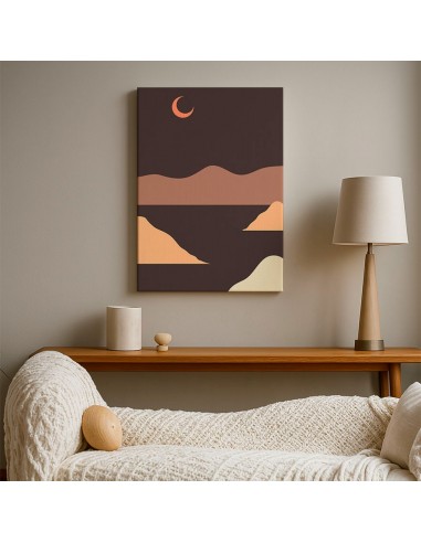 Cuadro Abstracto Paisaje 35x50cm Lienzografía Diseño 0346