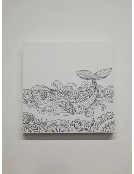 Cuadro En Lienzo Para Pintar Mandalas Pack Con 3 Unidades