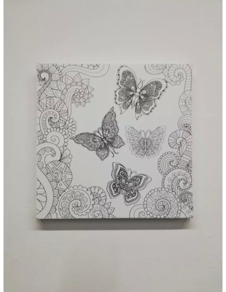 Cuadro En Lienzo Para Pintar Mandalas Pack Con 3 Unidades