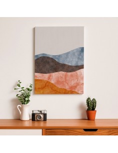 Cuadro Abstracto Paisaje 35x50cm Lienzografía Diseño 0361 2
