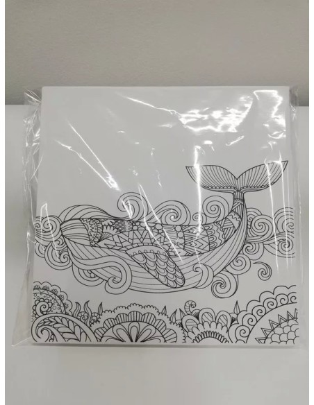 Cuadro En Lienzo Para Pintar Mandalas Pack Con 3 Unidades