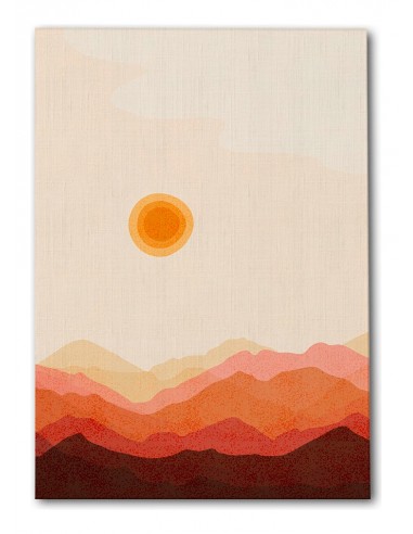 Cuadro Abstracto Paisaje 35x50cm Lienzografía Diseño 0371