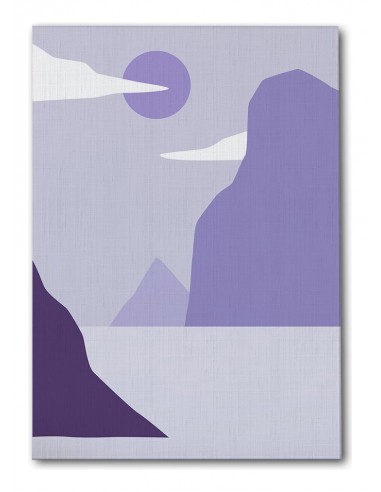 Cuadro Abstracto Paisaje 35x50cm Lienzografía Diseño 0375