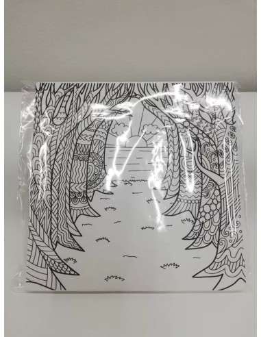 Cuadro En Lienzo Para Pintar Mandalas Pack X 10 Unidades