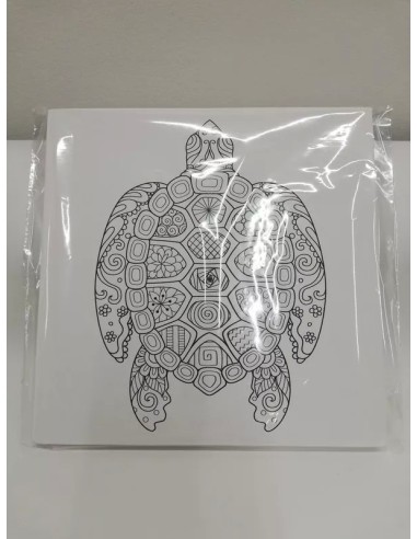 Cuadro En Lienzo Para Pintar Mandalas Pack X 10 Unidades