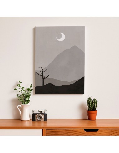 Cuadro Abstracto Paisaje 35x50cm Lienzografía Diseño 0385