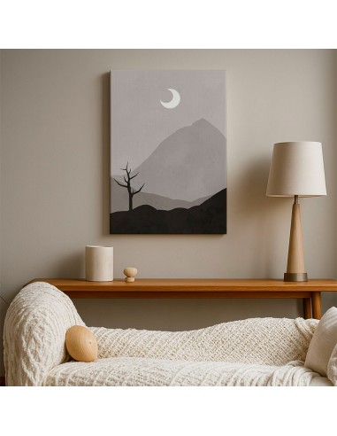 Cuadro Abstracto Paisaje 35x50cm Lienzografía Diseño 0385