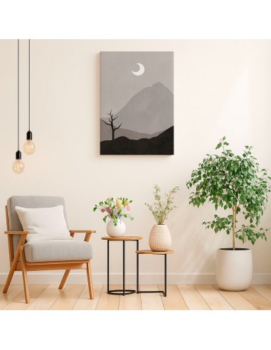 Cuadro Abstracto Paisaje 35x50cm Lienzografía Diseño 0385