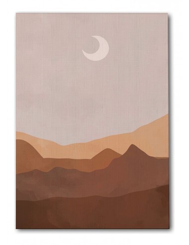 Cuadro Abstracto Paisaje 35x50cm Lienzografía Diseño 0386