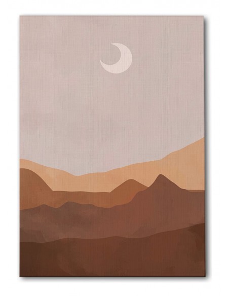 Cuadro Abstracto Paisaje 35x50cm Lienzografía Diseño 0386