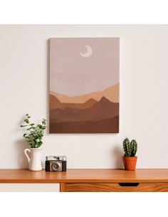 Cuadro Abstracto Paisaje 35x50cm Lienzografía Diseño 0386 2