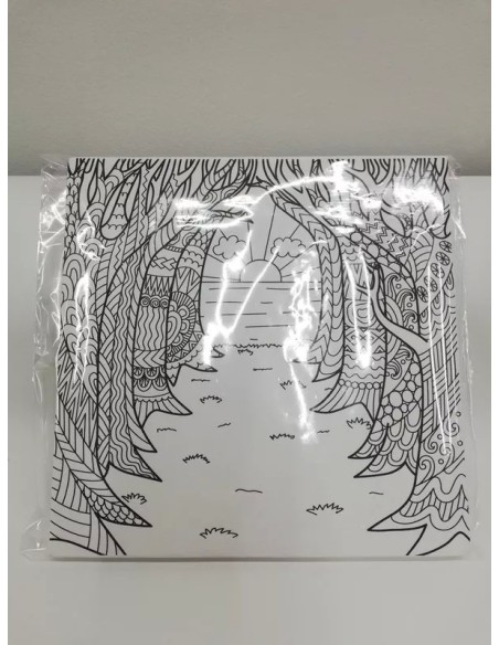 Cuadro En Lienzo Para Pintar Mandala Atardecer