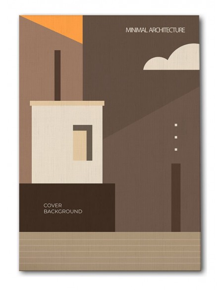 Cuadro Abstracto Arquitectura 35x50cm Lienzografía D0425