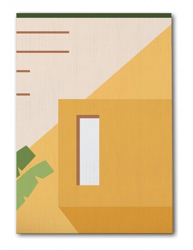 Cuadro Abstracto Arquitectura 35x50cm Lienzografía D0426