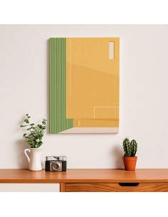 Cuadro Abstracto Arquitectura 35x50cm Lienzografía D0428 2