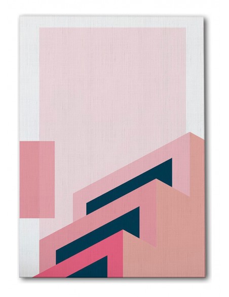 Cuadro Abstracto Arquitectura 35x50cm Lienzografía D0430