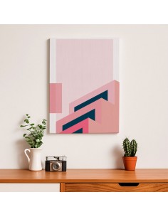 Cuadro Abstracto Arquitectura 35x50cm Lienzografía D0430 2