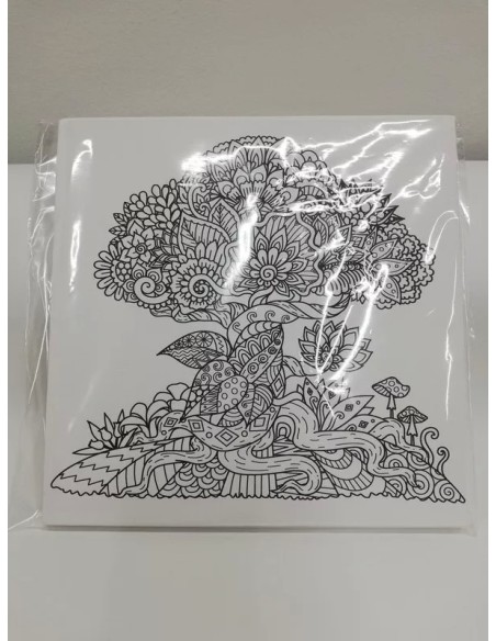 Cuadro En Lienzo Para Pintar Mandala Arbol De La Selva