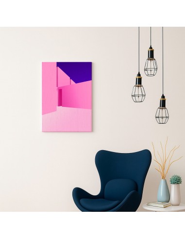 Cuadro Abstracto Arquitectura 35x50cm Lienzografía D0434