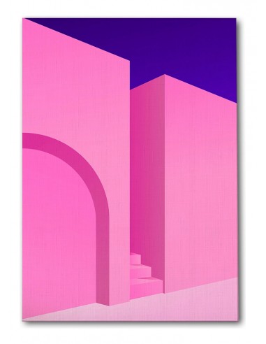 Cuadro Abstracto Arquitectura 35x50cm Lienzografía D0435