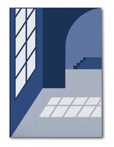 Cuadro Abstracto Arquitectura 35x50cm Lienzografía D0436