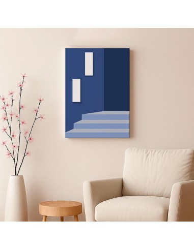 Cuadro Abstracto Arquitectura 35x50cm Lienzografía D0437