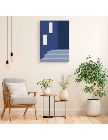 Cuadro Abstracto Arquitectura 35x50cm Lienzografía D0437