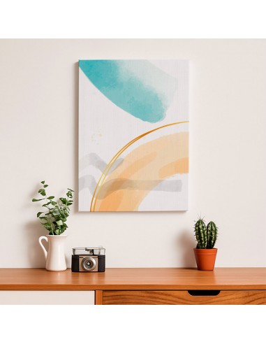 Cuadro Abstracto Paz 35x50cm Lienzografía Diseño 0446