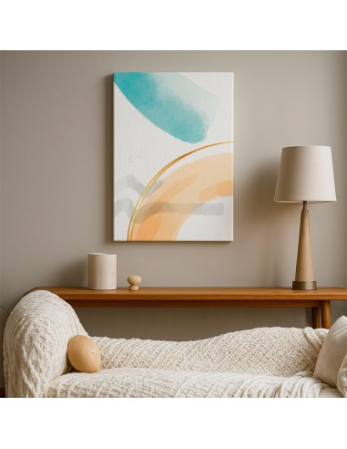 Cuadro Abstracto Paz 35x50cm Lienzografía Diseño 0446