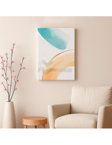 Cuadro Abstracto Paz 35x50cm Lienzografía Diseño 0446