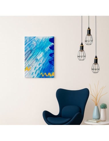 Cuadro Abstracto Paz 35x50cm Lienzografía Diseño 0450