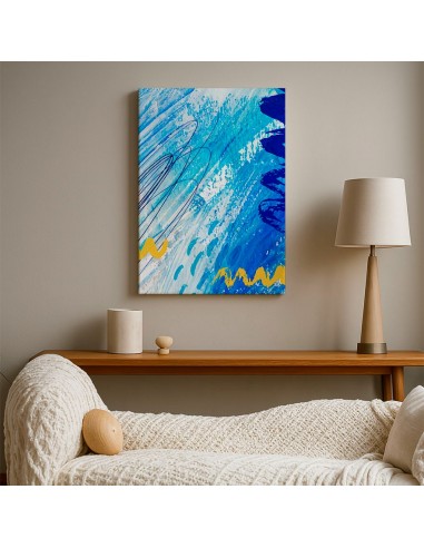 Cuadro Abstracto Paz 35x50cm Lienzografía Diseño 0450