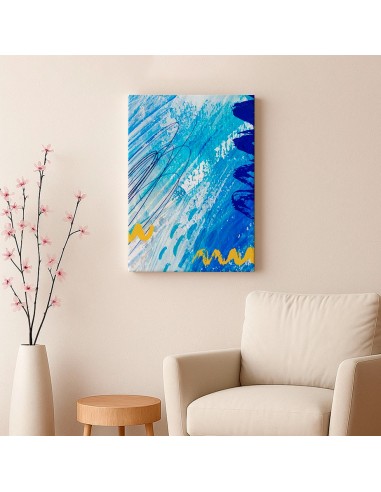 Cuadro Abstracto Paz 35x50cm Lienzografía Diseño 0450