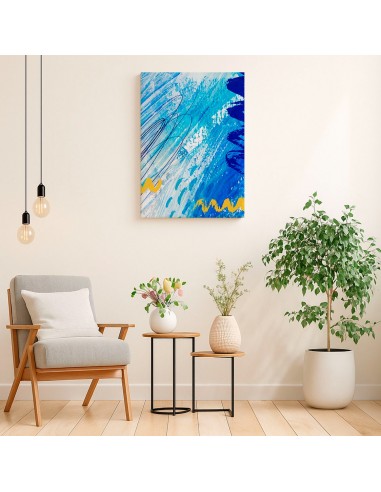 Cuadro Abstracto Paz 35x50cm Lienzografía Diseño 0450