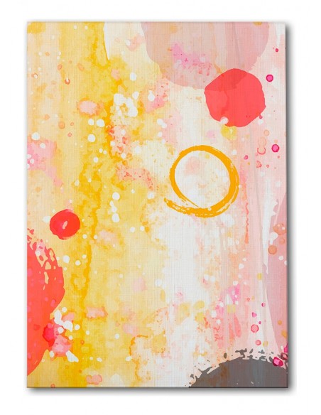 Cuadro Abstracto Paz 35x50cm Lienzografía Diseño 0452